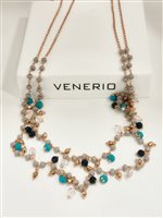 Collana Venerio Donna in Argento Quarzo COL-ROS1 - COL-ROS1